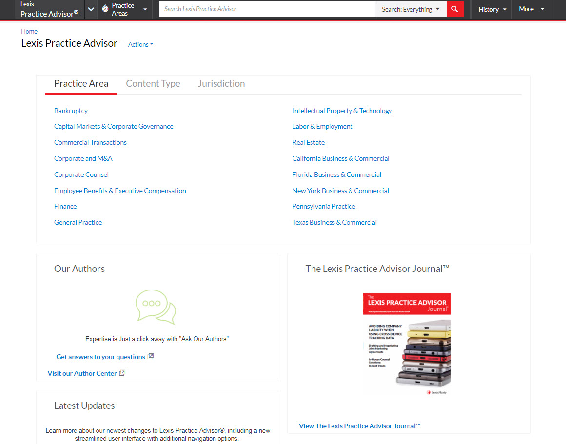 LexisNexis Announces Lexis Practice Advisor Transactional Search